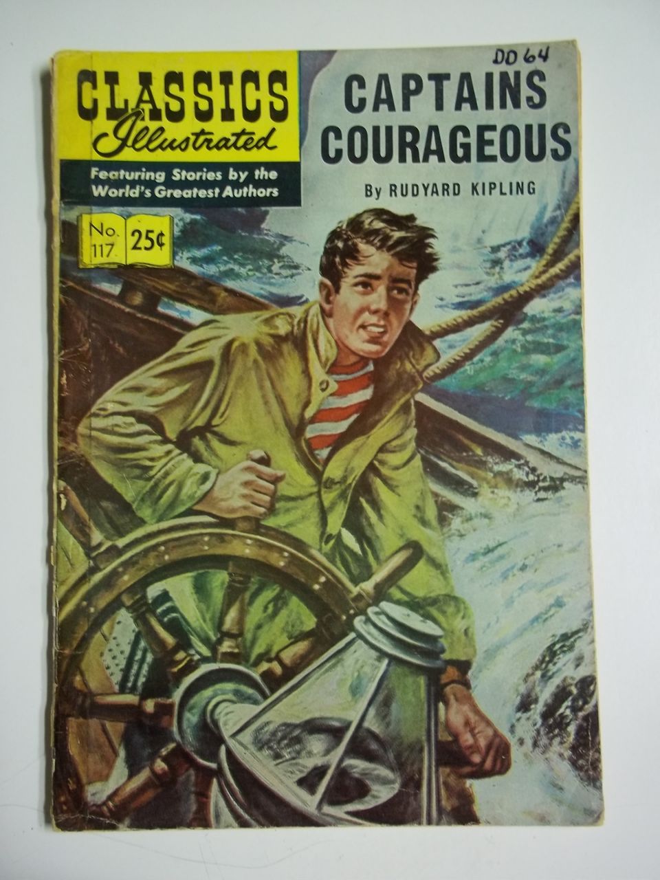 Classics Illustrated no. 117: Captains Courageous HRN 169 Classics Illustrated no. 117: Captains Courageous HRN 169