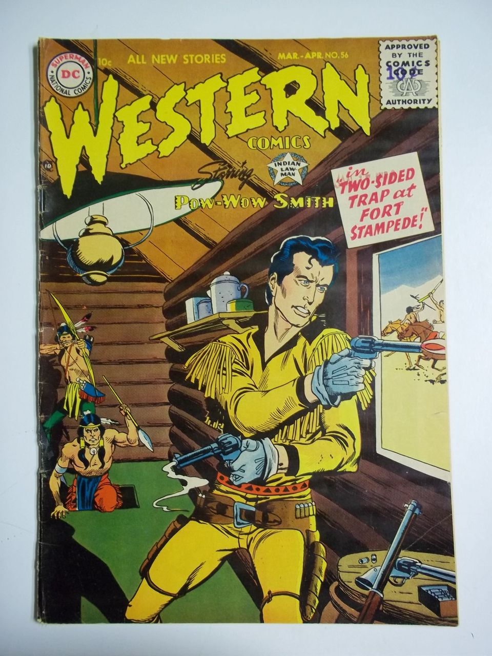 DC Comics Western Comics Starring Pow-Wow Smith No. 56 1956 DC Comics Western Comics Starring Pow-Wow Smith No. 56 1956
