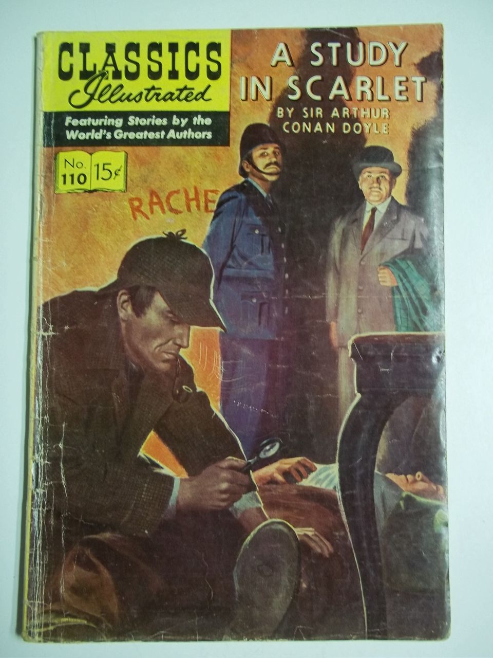 Classics Illustrated No. 110 A Study in Scarlet HRN 111 Classics Illustrated No. 110 A Study in Scarlet HRN 111