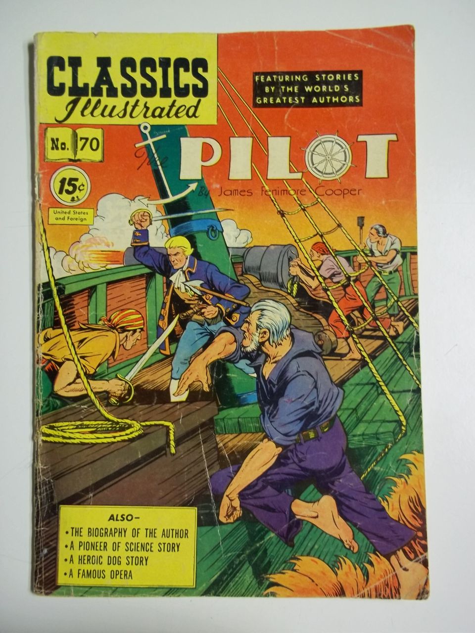Classics Illustrated No. 70 The Pilot HRN 92 Classics Illustrated No. 70 The Pilot HRN 92