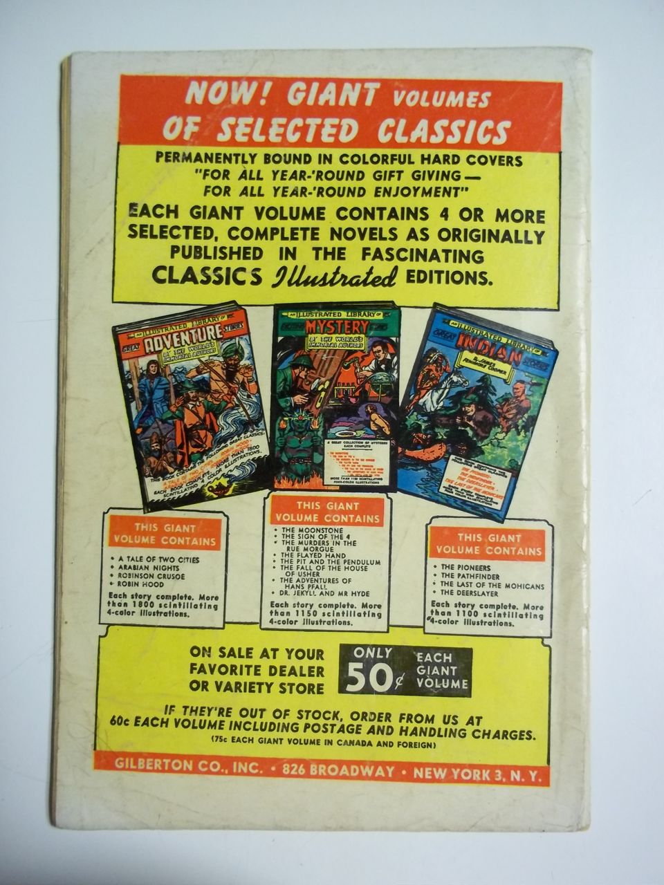 Classics Illustrated No. 70 The Pilot HRN 92 Classics Illustrated No. 70 The Pilot HRN 92
