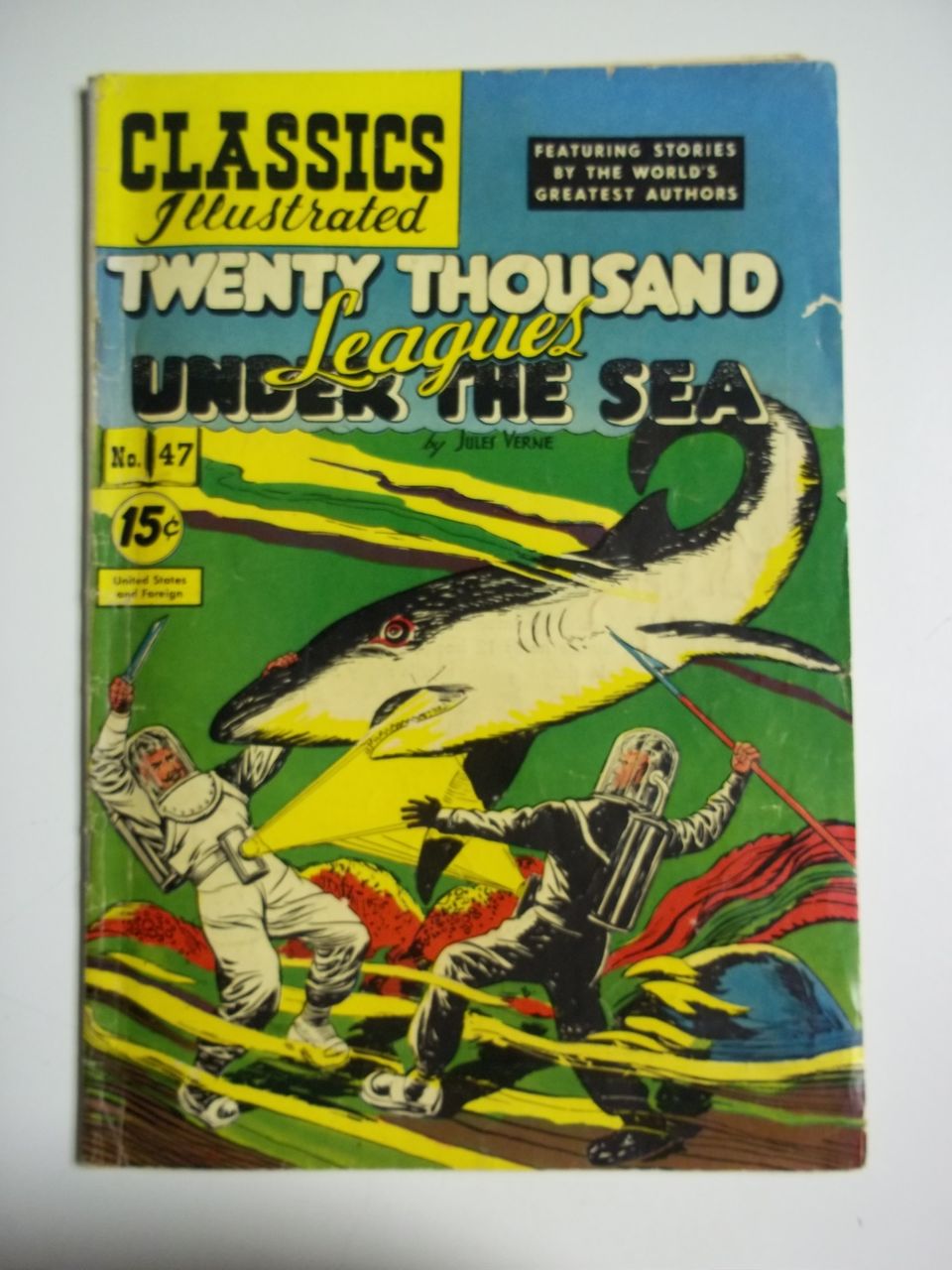 Classics Illustrated No. 47 Twenty Thousand Leagues Under the Sea HRN 94 Classics Illustrated No. 47 Twenty Thousand Leagues Under the Sea HRN 94
