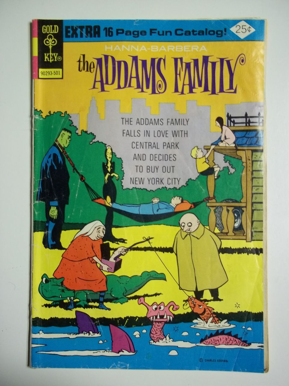 Gold Key Comics The Addams Family No. 2 1975 Gold Key Comics The Addams Family No. 2 1975
