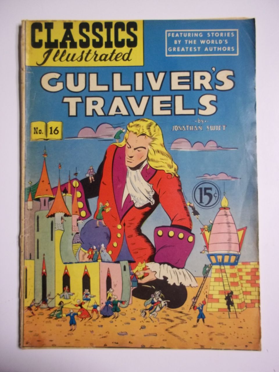 Classics Illustrated No. 16 Gulliver's Travels Early Edition Classics Illustrated No. 16 Gulliver's Travels Early Edition