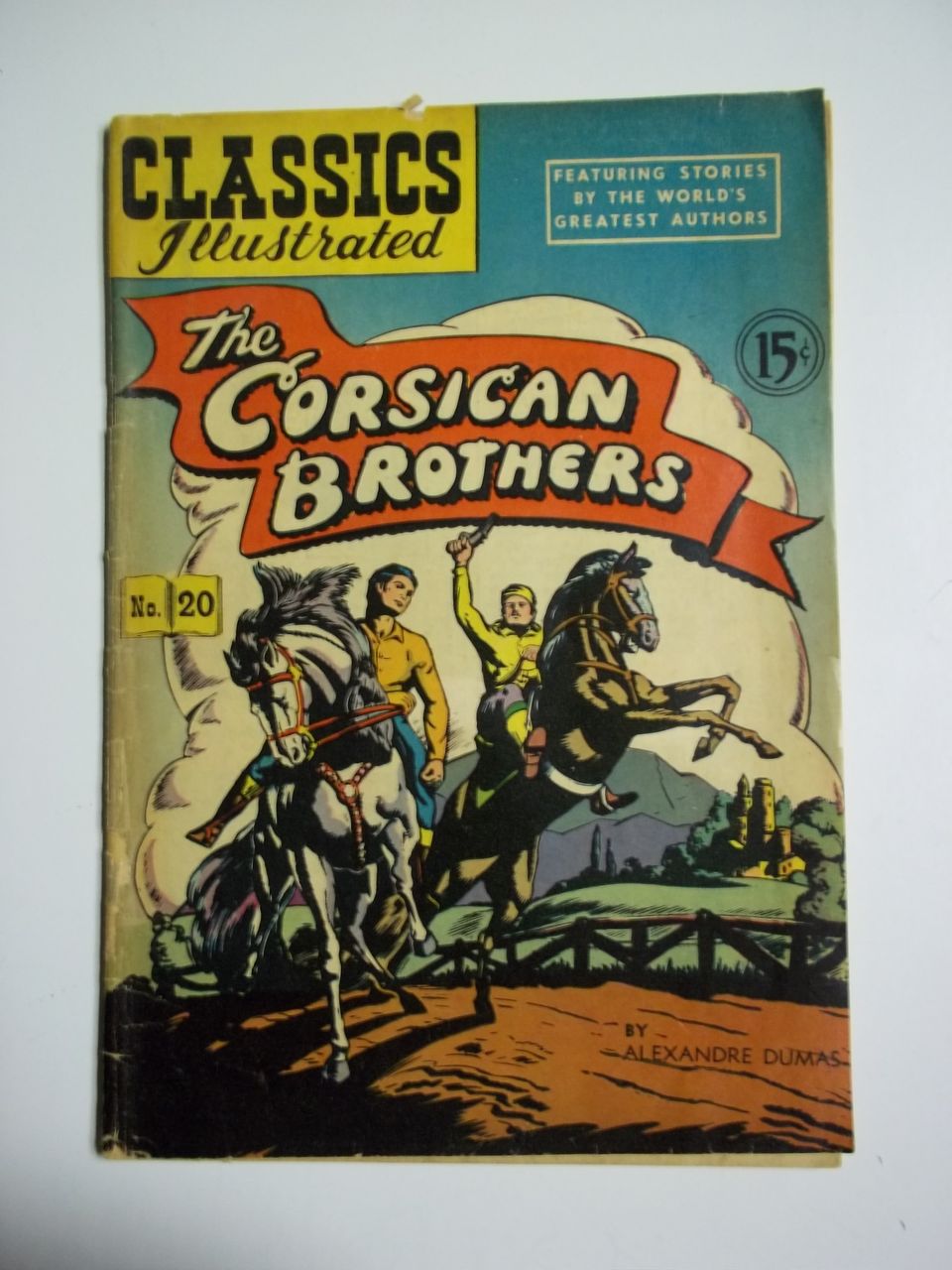 Classics Illustrated No. 20 The Corsican Brothers Early Edition Classics Illustrated No. 20 The Corsican Brothers Early Edition