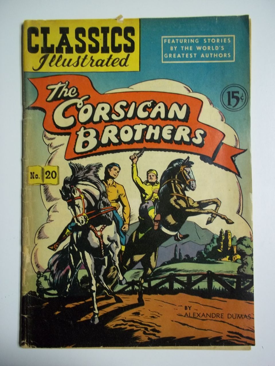 Classics Illustrated No. 20 The Corsican Brothers Early Edition Classics Illustrated No. 20 The Corsican Brothers Early Edition