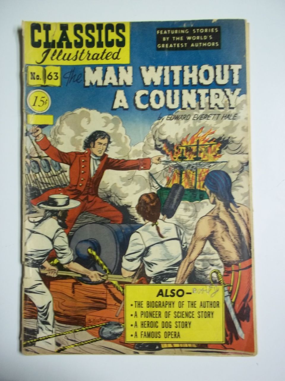 Classics Illustrated No. 63 The Man Without a Country HRN 78 Classics Illustrated No. 63 The Man Without a Country HRN 78