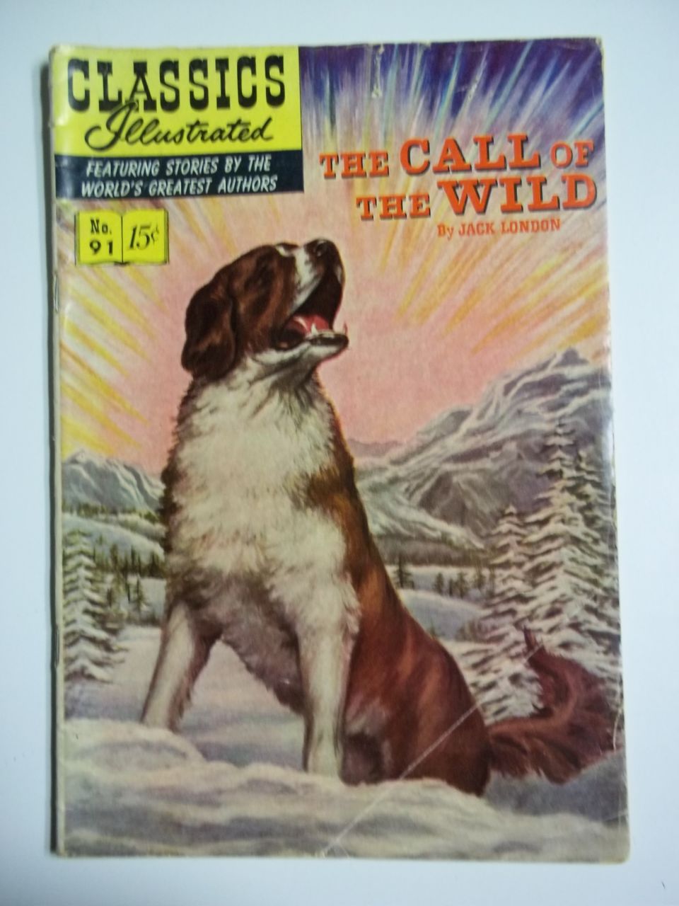 Classics Illustrated No. 91 The Call of the Wild HRN 112 Classics Illustrated No. 91 The Call of the Wild HRN 112