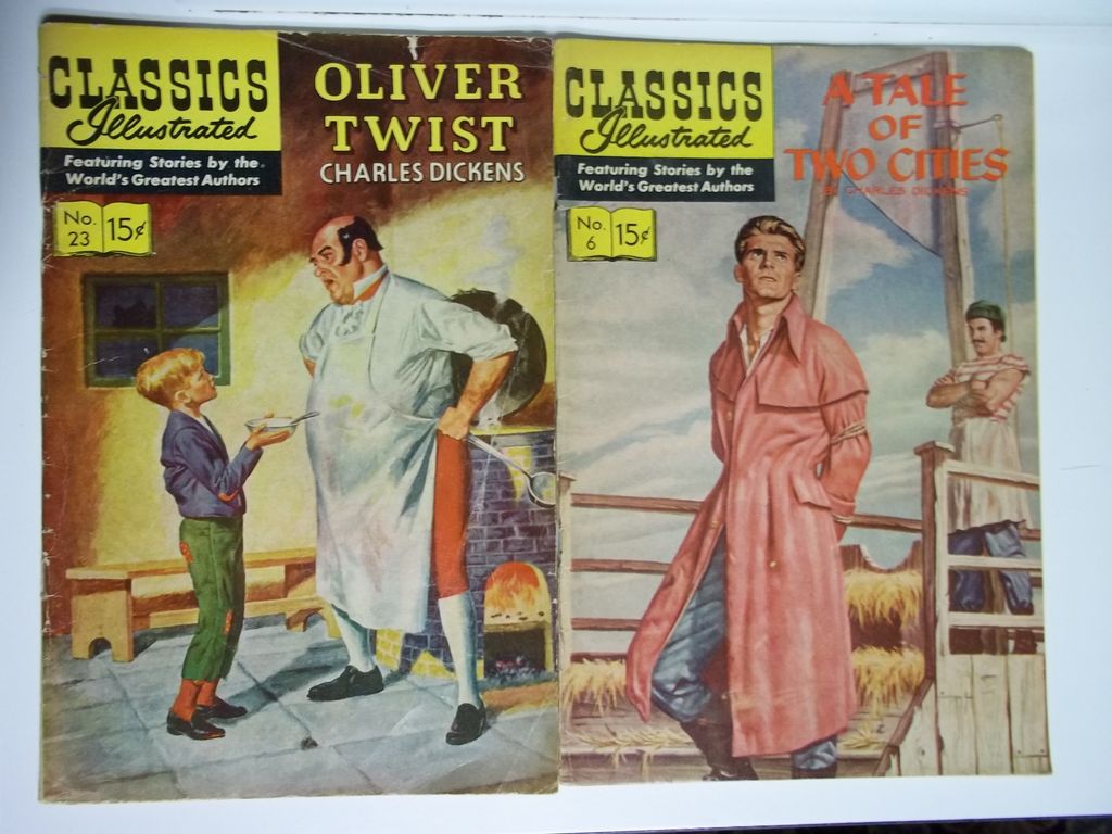 Classics Illustrated Charles Dickens 2 Pack: A Tale of Two Cities AND Oliver Twist Classics Illustrated Charles Dickens 2 Pack: A Tale of Two Cities AND Oliver Twist