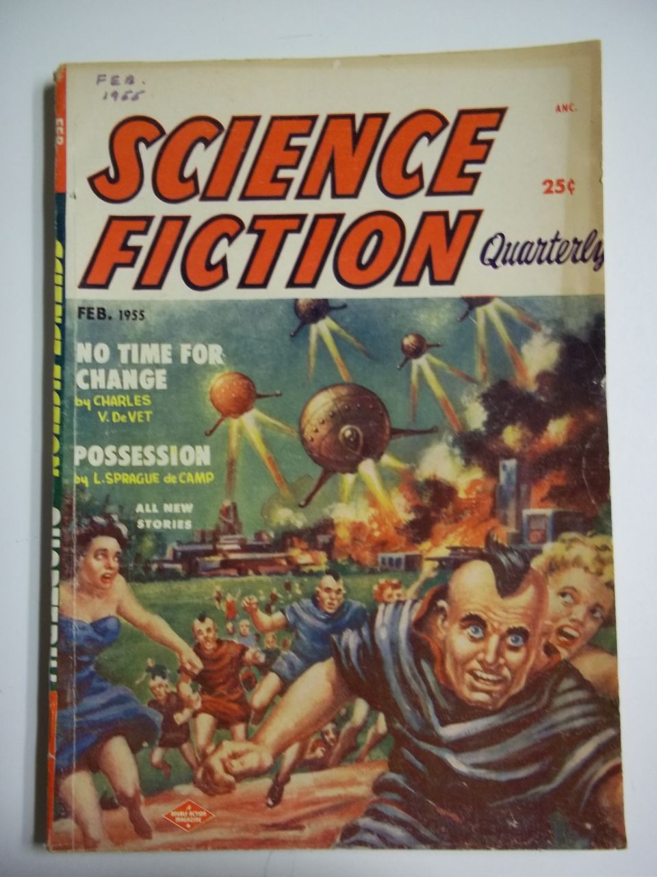 Science Fiction Quarterly No. 4 Vol. 3 1955 Sci-Fi Pulp Magazine Science Fiction Quarterly No. 4 Vol. 3 1955 Sci-Fi Pulp Magazine