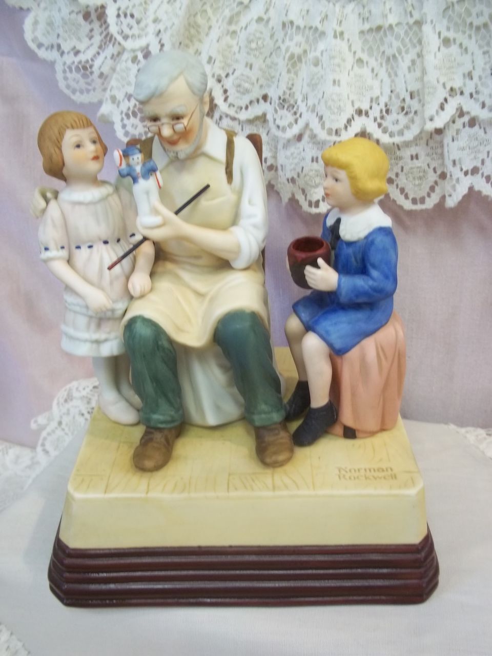 Norman Rockwell The Toymaker Music Box by Norman Rockwell Museum 1985 Norman Rockwell The Toymaker Music Box by Norman Rockwell Museum 1985