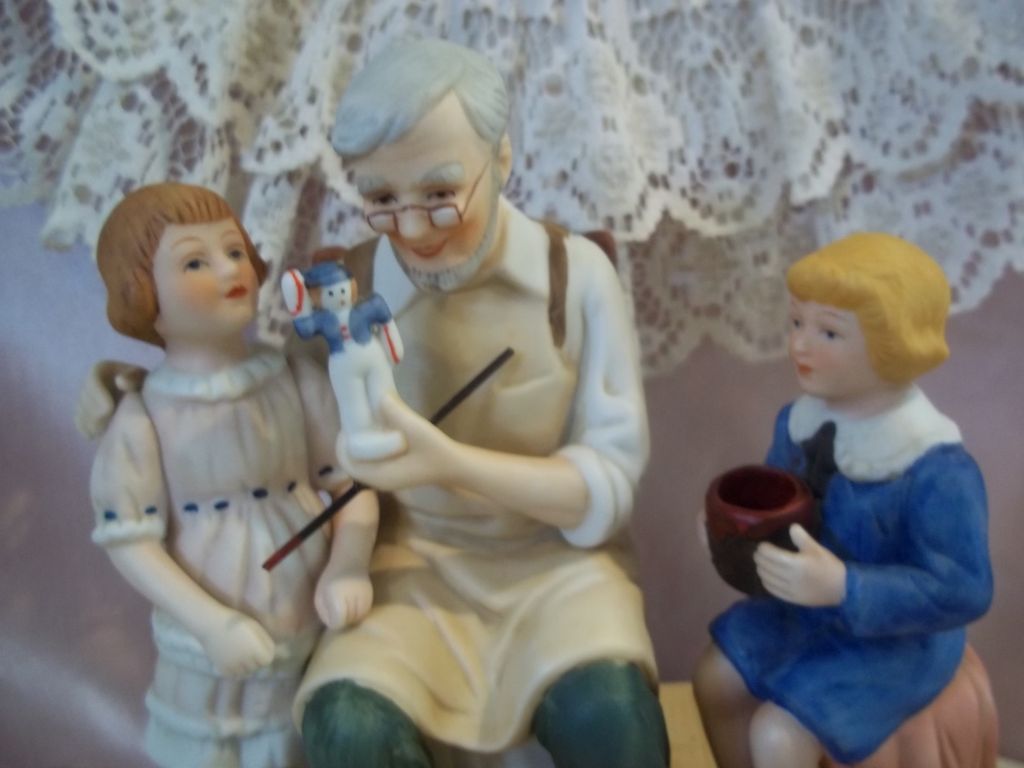Norman Rockwell The Toymaker Music Box by Norman Rockwell Museum 1985 Norman Rockwell The Toymaker Music Box by Norman Rockwell Museum 1985