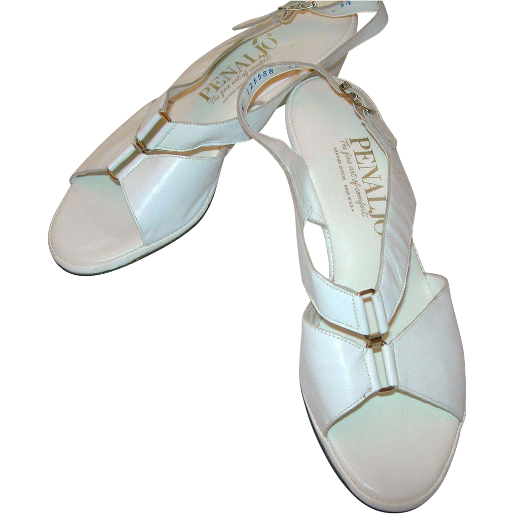 Vintage White "Penaljo" Sandal Vintage White "Penaljo" Sandal