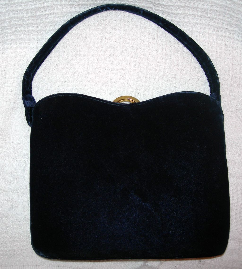 Vintage Garay Navy Evening Handbag Vintage Garay Navy Evening Handbag