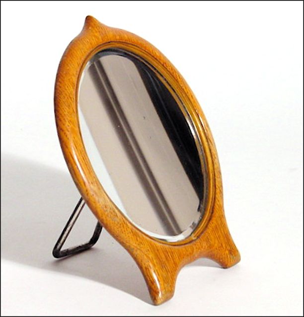 framed vanity mirror