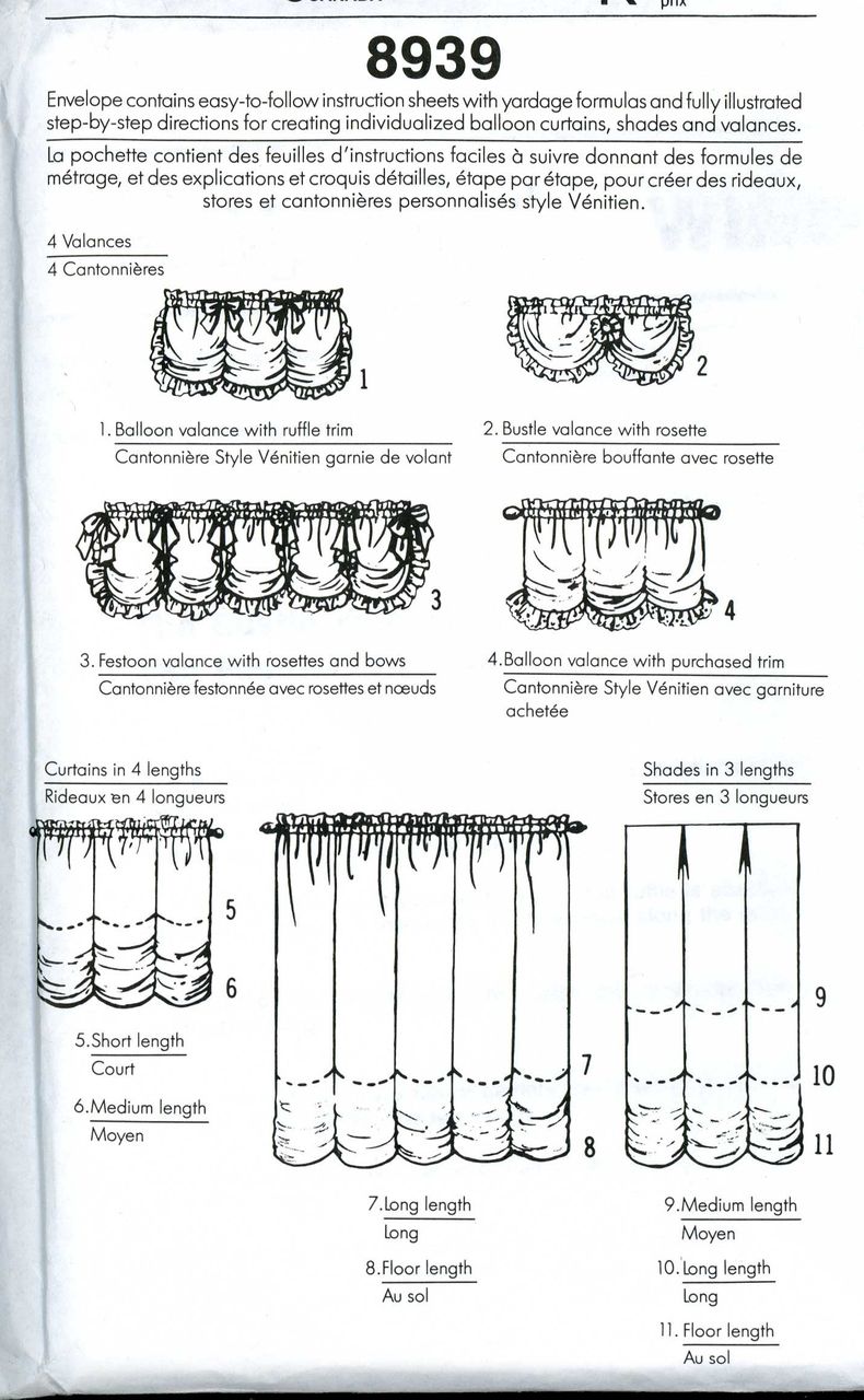 HOW TO MAKE CURTAINS - CURTAIN MAKING PATTERNS