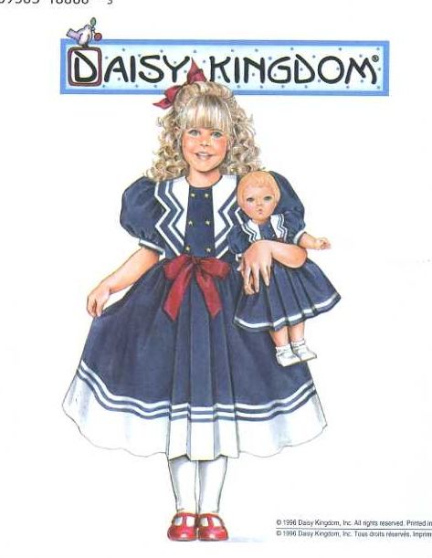 Simplicity 7076 Unused Sewing Pattern, Girls Daisy Kingdom Dress, sizes 2,3,4 Simplicity 7076 Unused Sewing Pattern, Girls Daisy Kingdom Dress, sizes 2,3,4