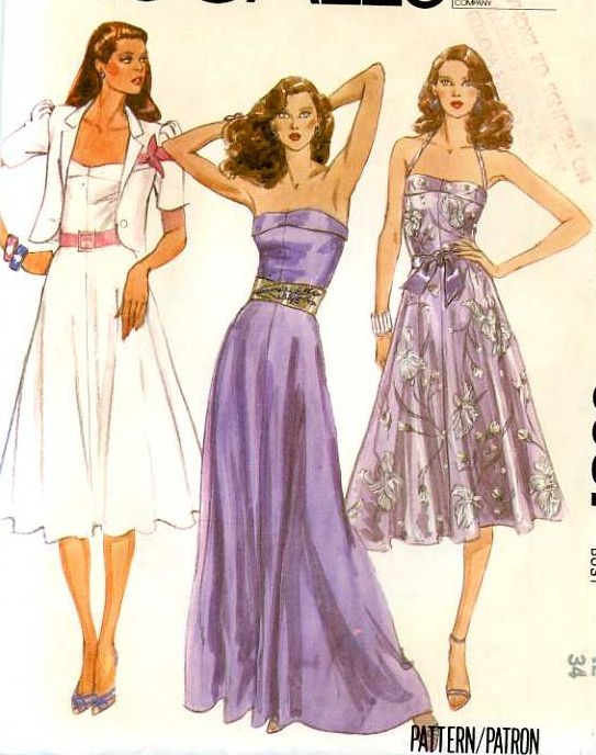 McCalls 6987 Dress & Jacket Sewing Pattern cut to fabric, ready to sew, bust 34 McCalls 6987 Dress & Jacket Sewing Pattern cut to fabric, ready to sew, bust 34