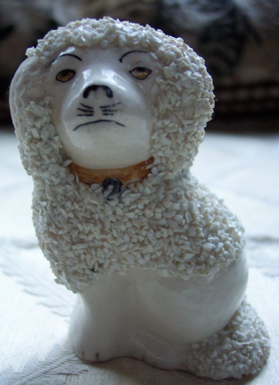 MIniature Staffordshire Style Dog - 3 1/4 inches tall MIniature Staffordshire Style Dog - 3 1/4 inches tall
