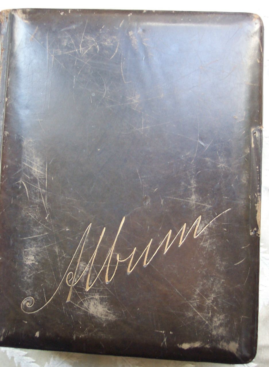 Leather Photo Album - Late 1880's through Early 1900's Leather Photo Album - Late 1880's through Early 1900's