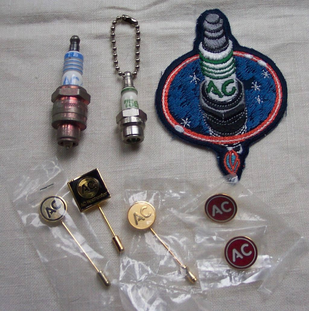 Lot of AC Spark Plug Memorabilia Lot of AC Spark Plug Memorabilia
