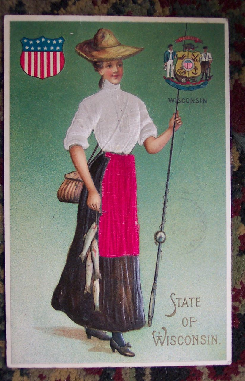 Langsdorf Silk Wisconsin State Ladies Series - 1908 Langsdorf Silk Wisconsin State Ladies Series - 1908