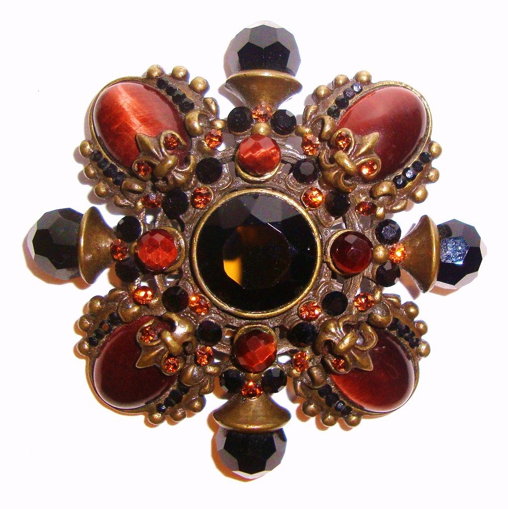 Barrera Autumnal Brooch ~ This one makes a Statement ! Barrera Autumnal Brooch ~ This one makes a Statement !
