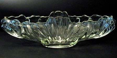 Large Oval Centerpiece Bowl Jeannette Glass Large Oval Centerpiece Bowl Jeannette Glass