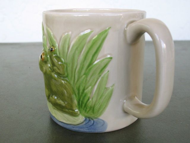 Otagiri Mugs 4 Frogs Mug Mom and Baby 1980 Otagiri Mugs 4 Frogs Mug Mom and Baby 1980