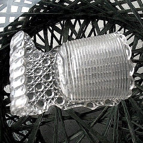 Match Holder with Striker Wall Style Cane Pattern Match Holder with Striker Wall Style Cane Pattern