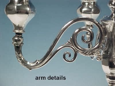 Antique BEACON SILVER CO. Quadruple Silverplate Candelabra Candelabrum Four Arms Five Lights Antique BEACON SILVER CO. Quadruple Silverplate Candelabra Candelabrum Four Arms Five Lights