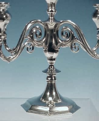 Antique BEACON SILVER CO. Quadruple Silverplate Candelabra Candelabrum Four Arms Five Lights Antique BEACON SILVER CO. Quadruple Silverplate Candelabra Candelabrum Four Arms Five Lights