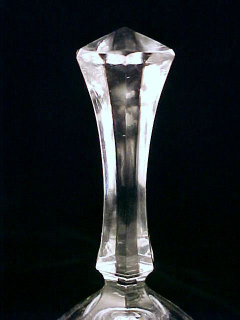 Vintage Crystal Glass Dinner Bell FACETED WREATH Vintage Crystal Glass Dinner Bell FACETED WREATH