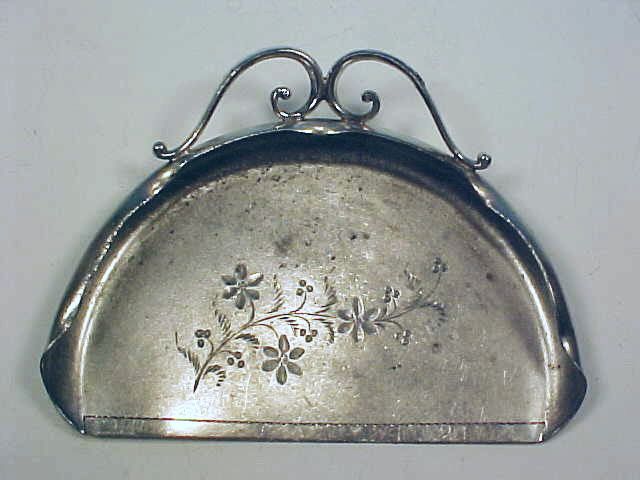 Antique QUADRUPLE SILVERPLATE Dust Pan Crumber Silent Butler Set Revere Silver Co. #658 Antique QUADRUPLE SILVERPLATE Dust Pan Crumber Silent Butler Set Revere Silver Co. #658