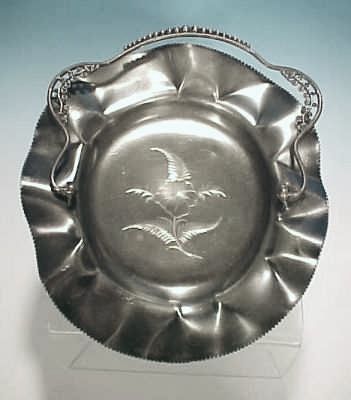 WARREN SILVER Quadruple Plate Cake Basket, Bride's Basket, Fruit Basket #68 WARREN SILVER Quadruple Plate Cake Basket, Bride's Basket, Fruit Basket #68