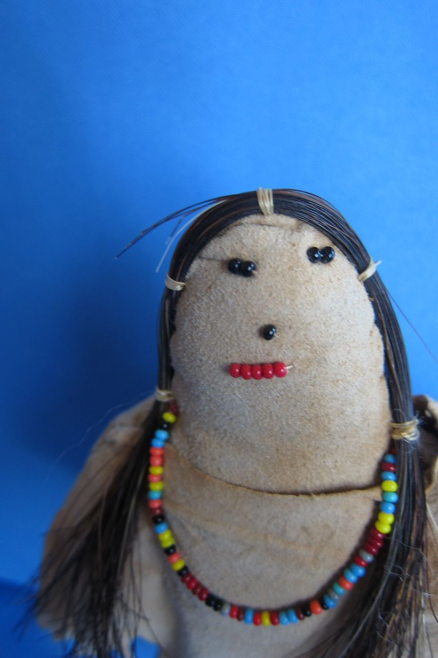 Little beaded native american indian doll Little beaded native american indian doll