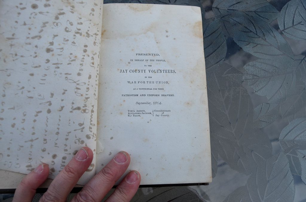 Identified Civil War soldier's book presented in thanks for service Identified Civil War soldier's book presented in thanks for service