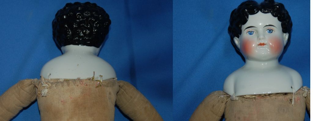 Lovely 1880s German 24" China head child doll by Alt Beck & Gottschalk with naughty secret!!! Lovely 1880s German 24" China head child doll by Alt Beck & Gottschalk with naughty secret!!!