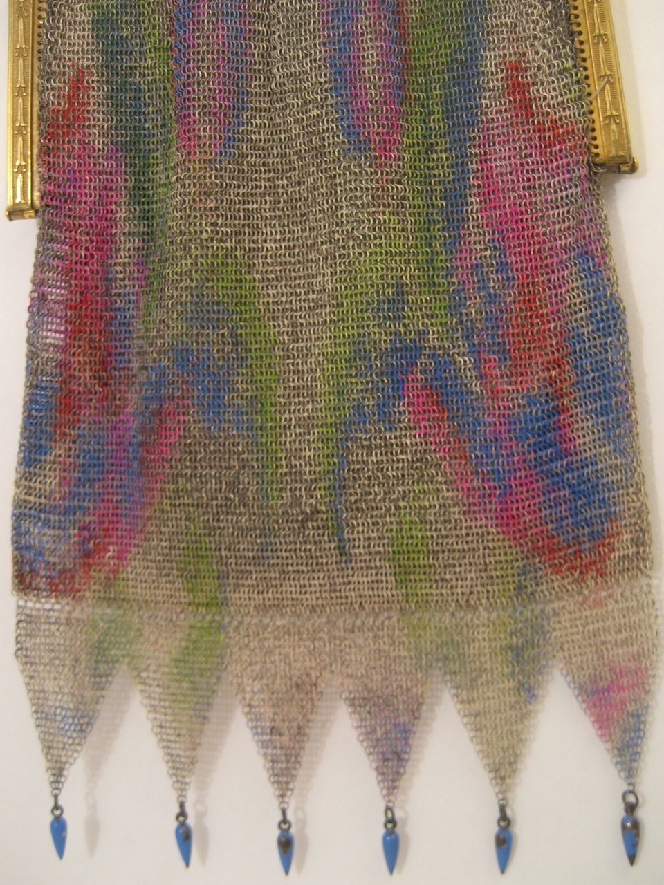 Vintage Whiting Davis Dresden Mesh Purse Handbag Bag 6 Drops Vintage Whiting Davis Dresden Mesh Purse Handbag Bag 6 Drops