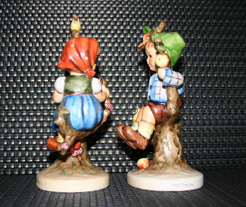 Vintage Hummel Apple Tree Boy & Girl by Goebel Vintage Hummel Apple Tree Boy & Girl by Goebel