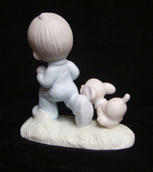 Vintage Precious Moments Figurine, God's Speed, E-3112 Vintage Precious Moments Figurine, God's Speed, E-3112