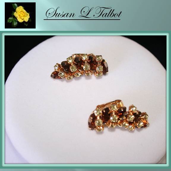 Dazzling Vintage Kramer of New York Demi Parure - Necklace & Earrings Dazzling Vintage Kramer of New York Demi Parure - Necklace & Earrings