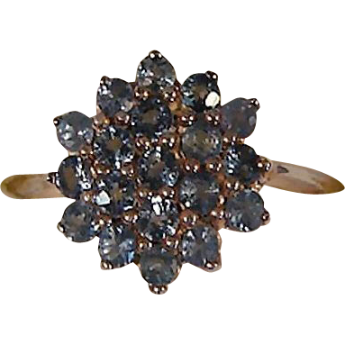 Reduced-Dainty Vintage Sterling and Tanzanite Ring Reduced-Dainty Vintage Sterling and Tanzanite Ring
