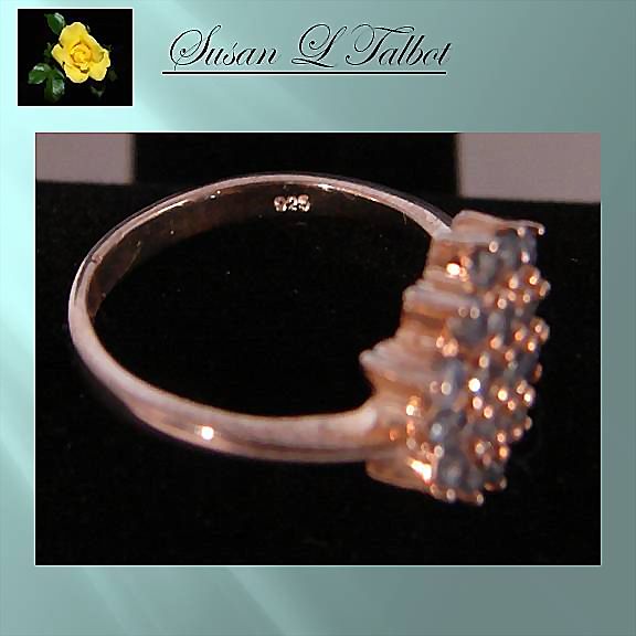 Reduced-Dainty Vintage Sterling and Tanzanite Ring Reduced-Dainty Vintage Sterling and Tanzanite Ring