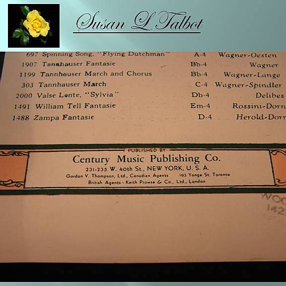 Reduced-Vintage Sheet Music "Gems From The Operas - Coronation March" 1912 Reduced-Vintage Sheet Music "Gems From The Operas - Coronation March" 1912