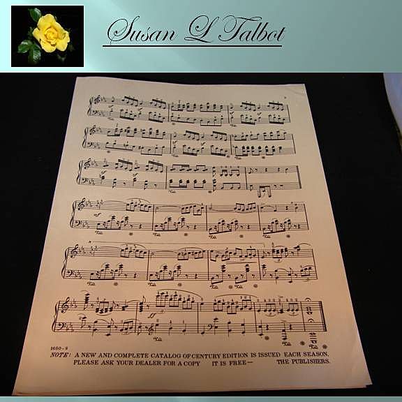 Reduced-Vintage Sheet Music "Gems From The Operas - Coronation March" 1912 Reduced-Vintage Sheet Music "Gems From The Operas - Coronation March" 1912