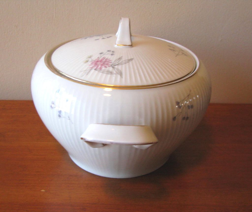 Mid Century Rosenthal German Porcelain Covered Serving Dish from