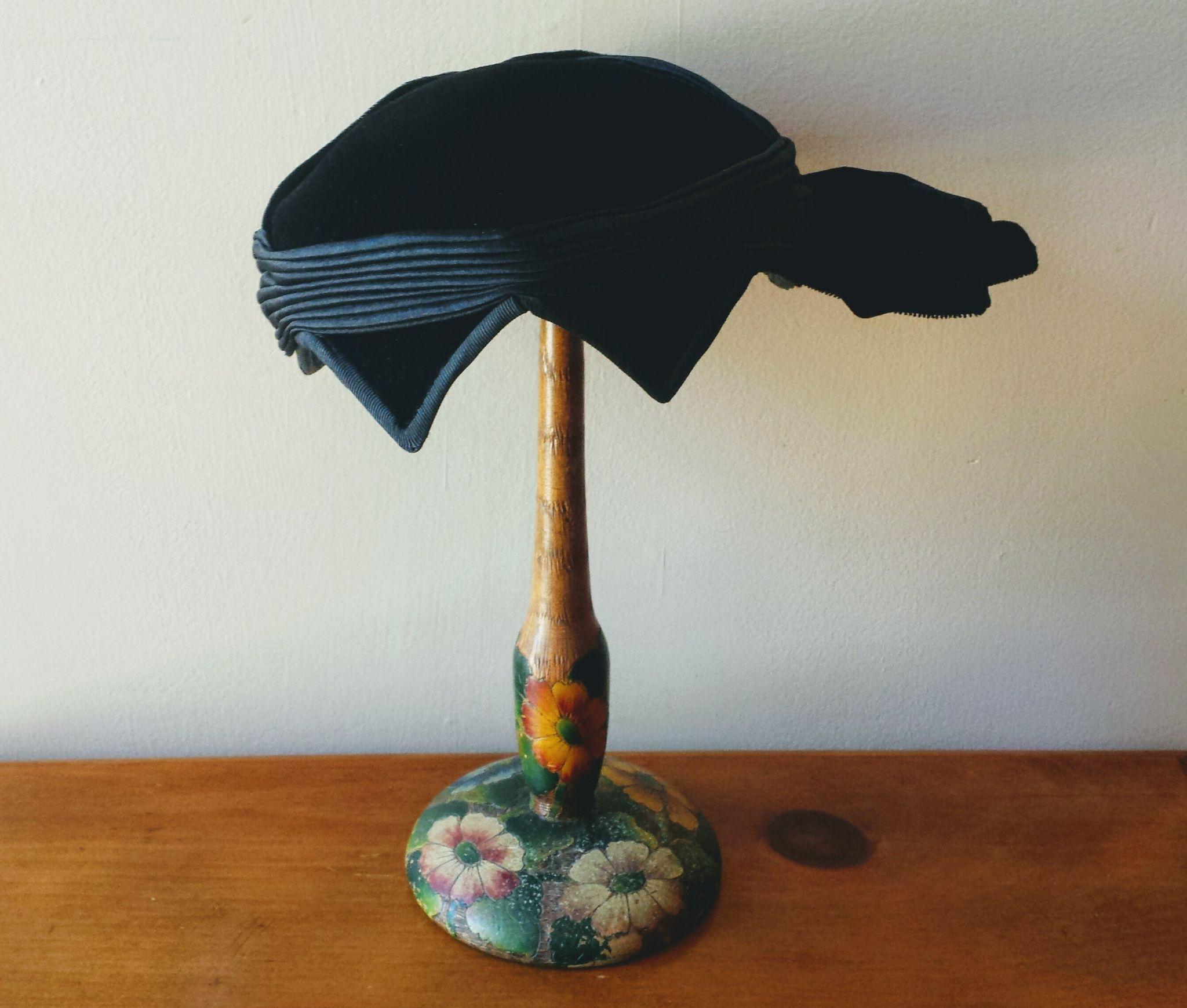 Vintage Wide Brim Straw Sun Hat from Maridette England Vintage Wide Brim Straw Sun Hat from Maridette England
