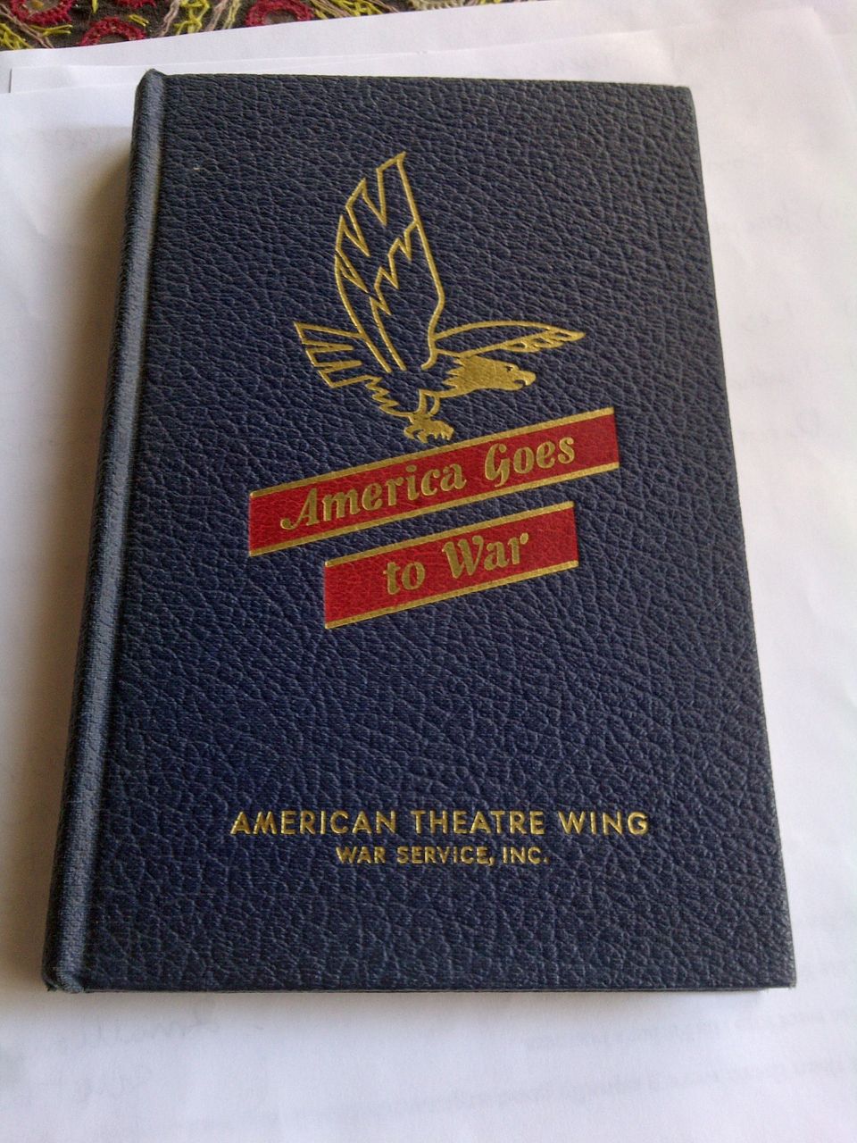 1942 America at War/Theatre wing Bankhead/McGuire/Karloff/Swenson/Selena Royle 24 signatures 1942 America at War/Theatre wing Bankhead/McGuire/Karloff/Swenson/Selena Royle 24 signatures