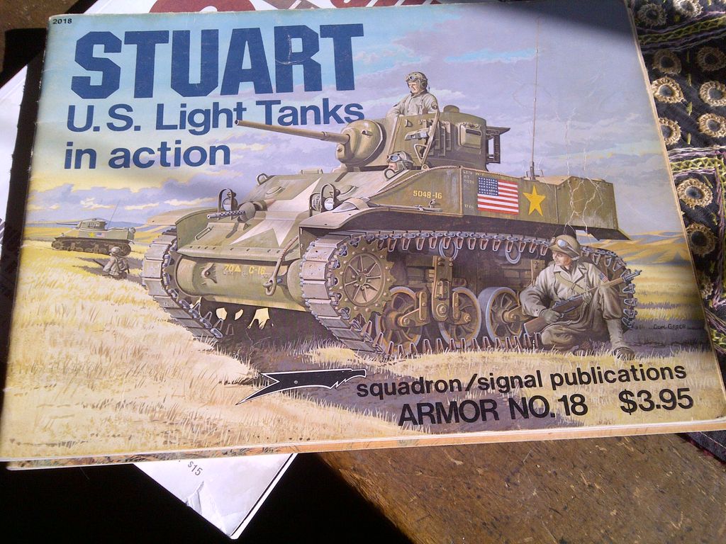 Stuart US Light Tanks in Action Steve Zaloga Squadron Pub 18 1979 SC Stuart US Light Tanks in Action Steve Zaloga Squadron Pub 18 1979 SC